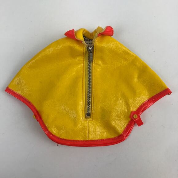 Vintage Mattel Barbie Poncho Put-On #3411 1970s Doll Jumpsuit Hood Boots READ - Picture 6 of 15
